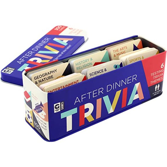 Ginger Fox After Dinner Trivia Game for The Family - Includes 6 Classic Trivia - Picture 3 of 10